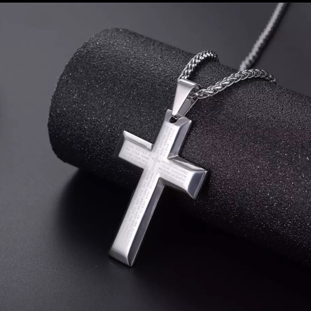 New Stainless Steel Cross Necklace